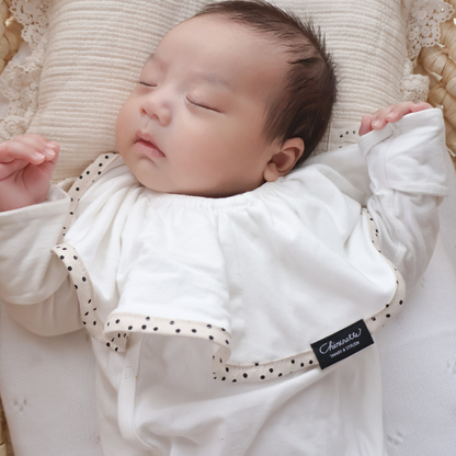 大判スタイ「シェリビブ」どんなに回ってもずっち定位置をキープするよだれかけ