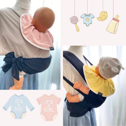 大判スタイ「シェリビブ」どんなに回ってもずっち定位置をキープするよだれかけ