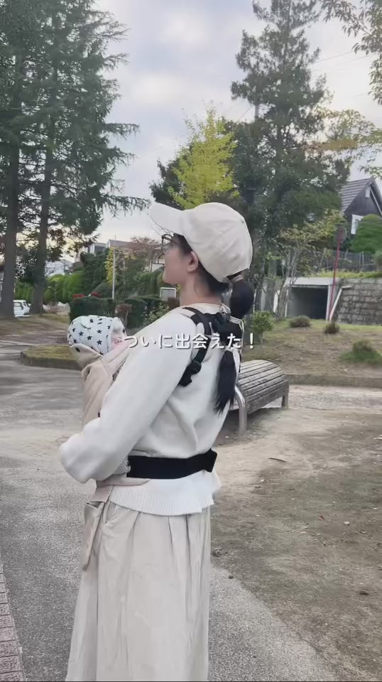 おんぶ派の抱っこ紐　新生児から使える抱っこ紐　柔らかくてしっかりホールド